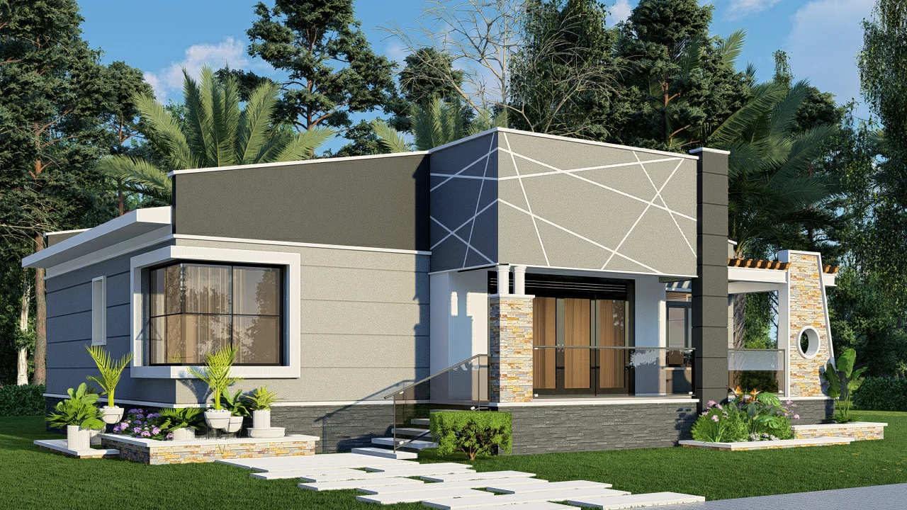 3-Bedroom House on a 100×100 ft plot
