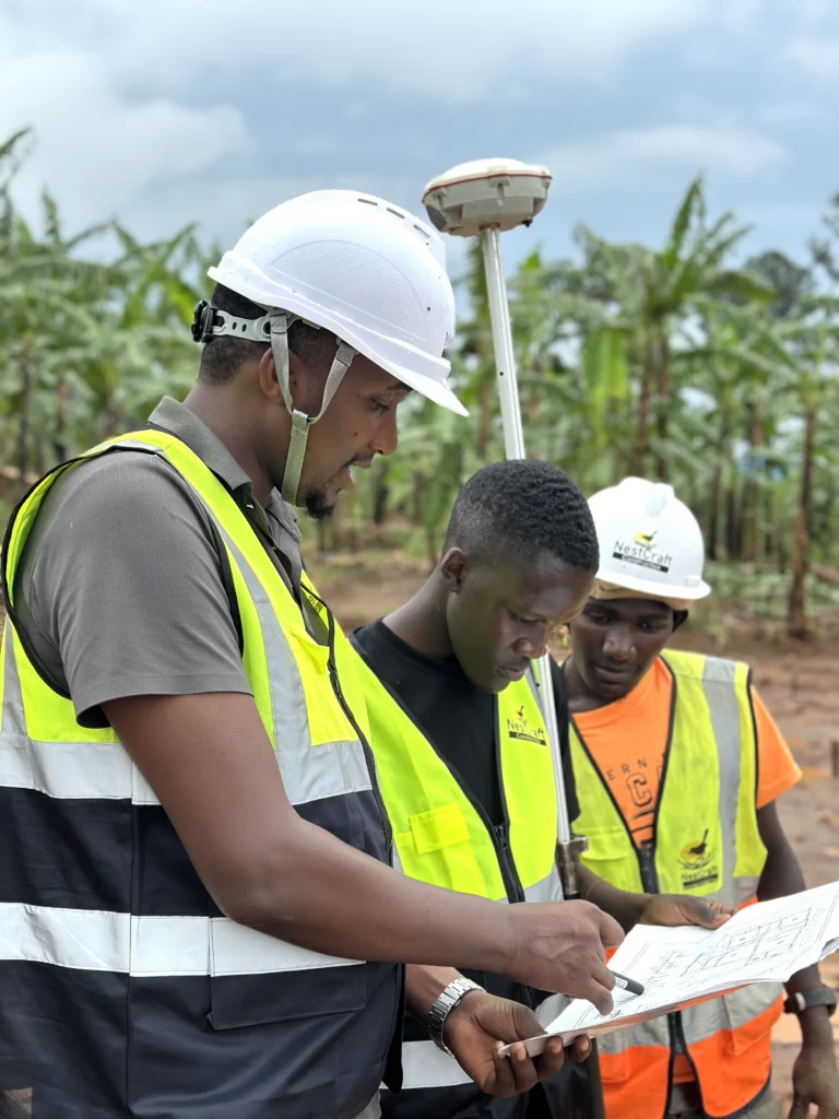 Building Home in Uganda from Abroad: Nestcraft Construction site with professional contractors.