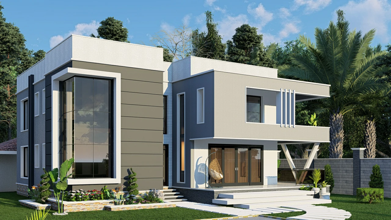 Site context photos and survey markers